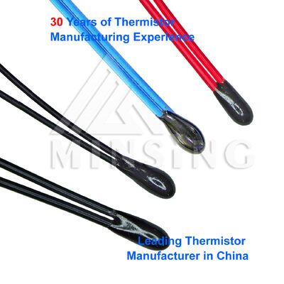 Epoxy beschichtet Mini NTC Thermistor Sensor High Präzision für Temperatur Sensing, Steuerung und Kompensation